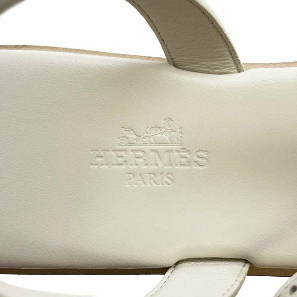 エルメス サンダル ジュリー カーフスキン レディースサイズ37 HERMES 靴