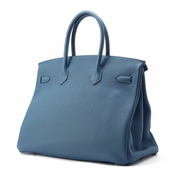 エルメス バーキン35 コルヴェール/シルバー金具 トゴ T刻印 HERMES Birkin ハンドバッグ