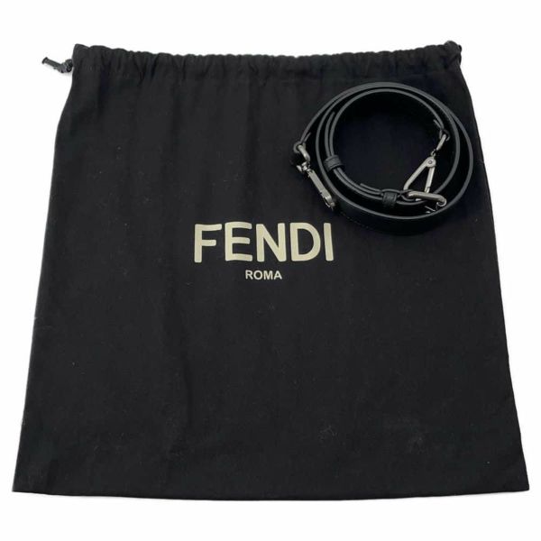 フェンディ ハンドバッグ ショッピングバッグ レザー 7VA512 FENDI 2wayショルダーバッグ 黒