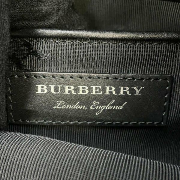 バーバリー バックパック ナイロン/レザー 4048297 BURBERRY リュックサック 黒