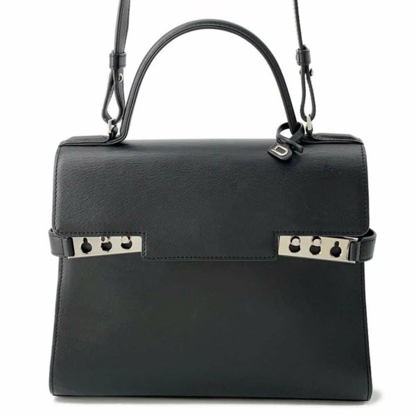 デルヴォー ハンドバッグ タンペートMM レザー AA0611AMF0 Delvaux デルボー 2wayショルダーバッグ 黒