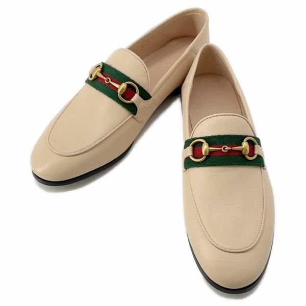 グッチ ローファー シェリーライン ホースビット レザー レディースサイズ34 631619 GUCCI 靴 ウェブ