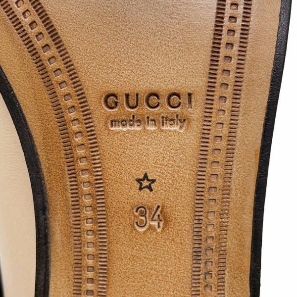 グッチ ローファー シェリーライン ホースビット レザー レディースサイズ34 631619 GUCCI 靴 ウェブ