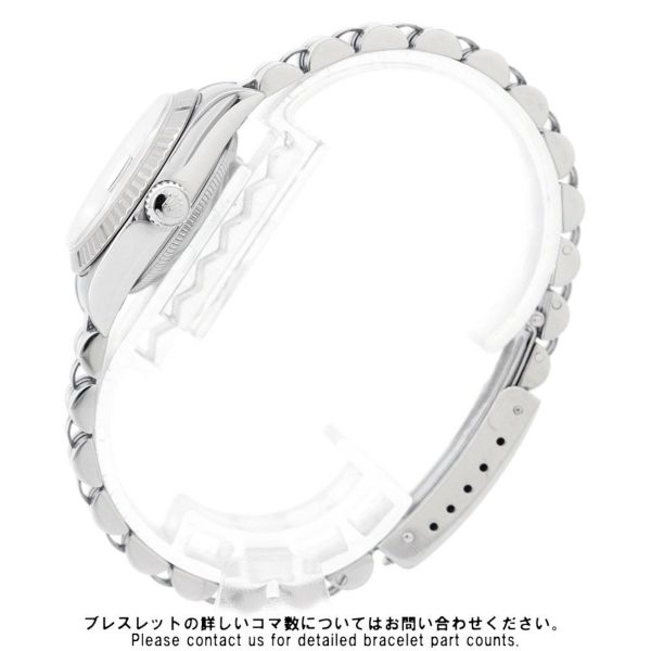 ロレックス デイトジャスト Y番 SS/K18WG 79174NR ROLEX 腕時計 ブラックシェル文字盤 ローマン