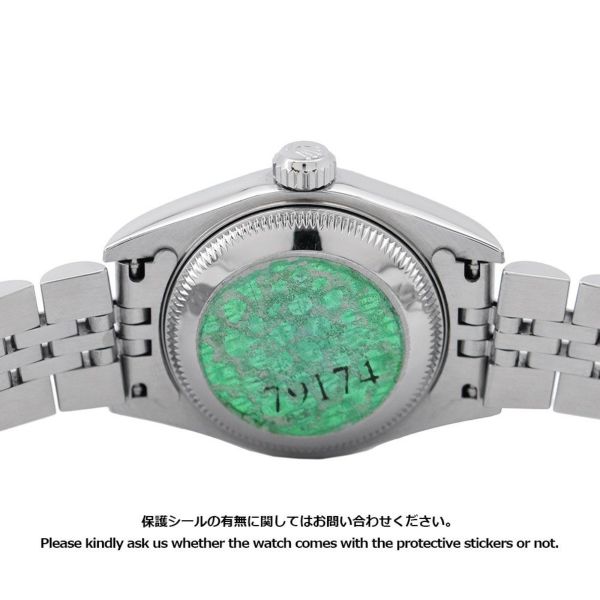 ロレックス デイトジャスト Y番 SS/K18WG 79174NR ROLEX 腕時計 ブラックシェル文字盤 ローマン