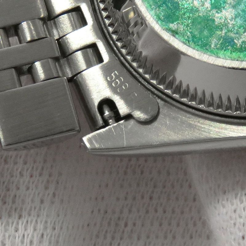 ロレックス デイトジャスト Y番 SS/K18WG 79174NR ROLEX 腕時計 ブラックシェル文字盤 ローマン