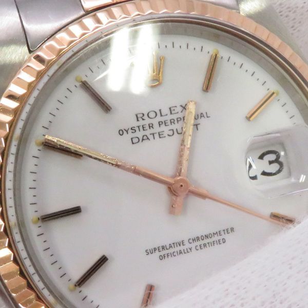 ロレックス デイトジャスト 47番 1601/5 ROLEX 腕時計 白文字盤