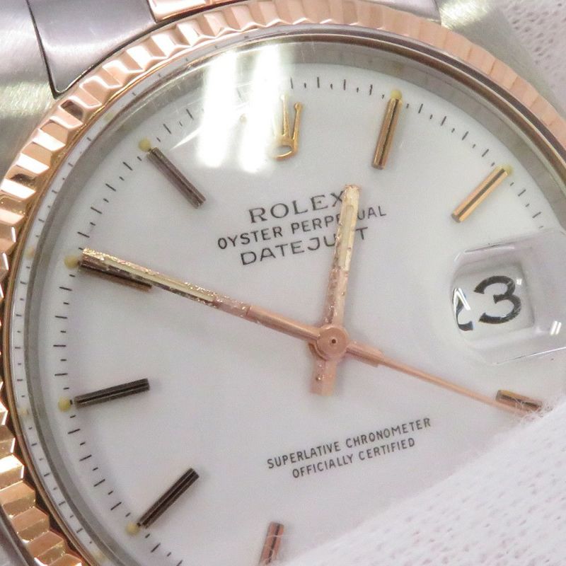 ロレックス デイトジャスト 47番 1601/5 ROLEX 腕時計 白文字盤