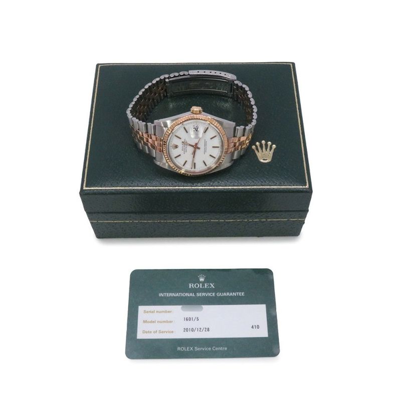 ロレックス デイトジャスト 47番 1601/5 ROLEX 腕時計 白文字盤