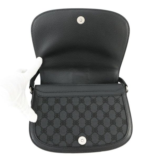 バレンシアガ ショルダーバッグ グッチコラボ ザ・ハッカープロジェクト オフィディア 680121 BALENCIAGA GUCCI 黒