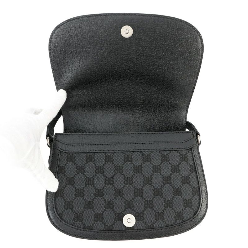 バレンシアガ ショルダーバッグ グッチコラボ ザ・ハッカープロジェクト オフィディア 680121 BALENCIAGA GUCCI 黒