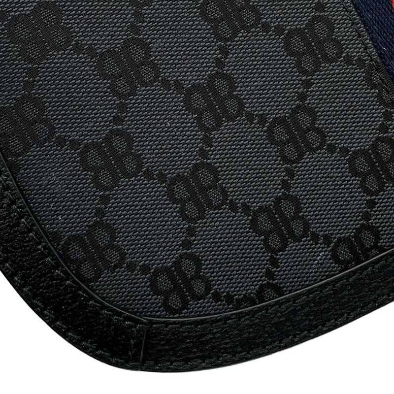 バレンシアガ ショルダーバッグ グッチコラボ ザ・ハッカープロジェクト オフィディア 680121 BALENCIAGA GUCCI 黒