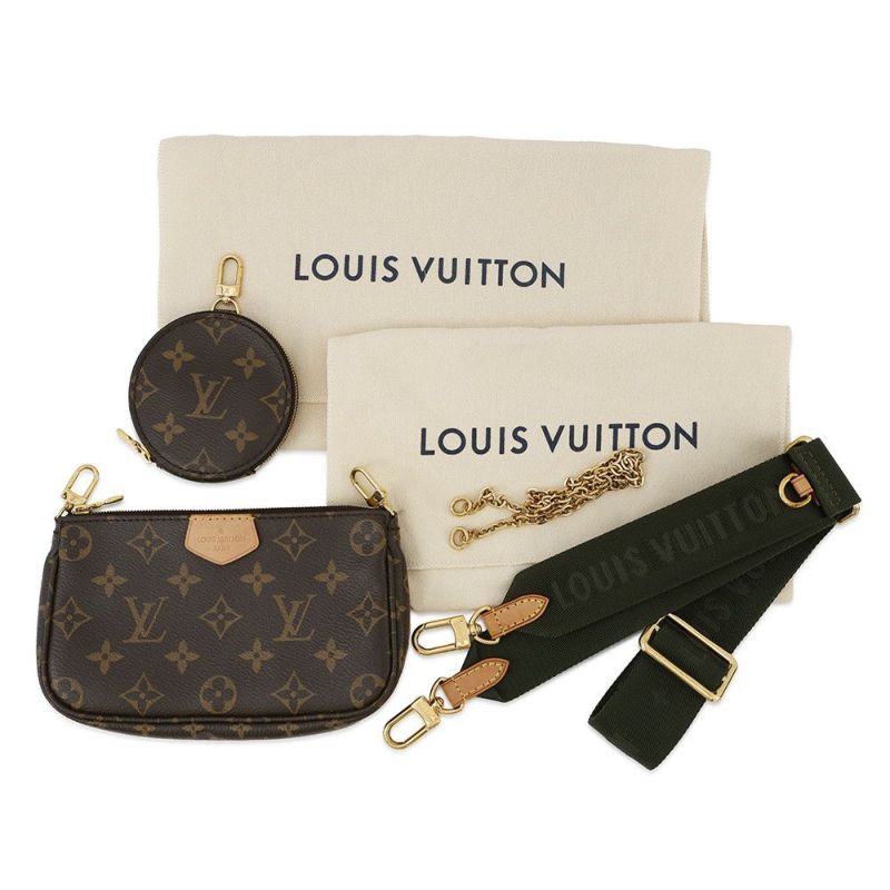 ルイヴィトン ショルダーバッグ モノグラム ミュルティ・ポシェット・アクセソワール M44813 LOUIS VUITTON アクセサリーポーチ