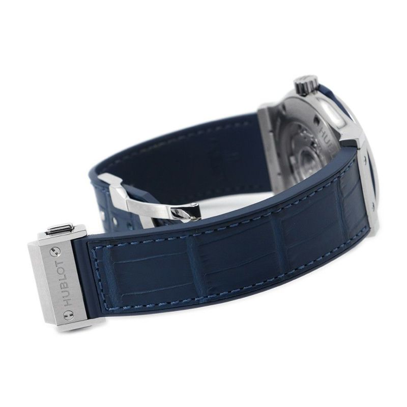 ウブロ クラシック フュージョン チタン/ラバー 542.NX.7170.LR HUBLOT 腕時計 ウォッチ ブルー文字盤
