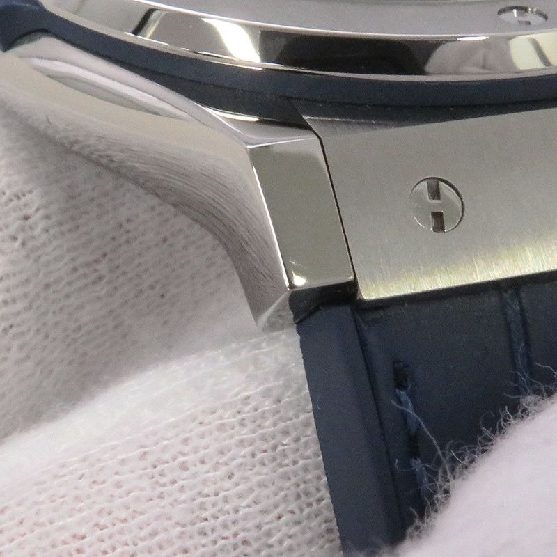 ウブロ クラシック フュージョン チタン/ラバー 542.NX.7170.LR HUBLOT 腕時計 ウォッチ ブルー文字盤