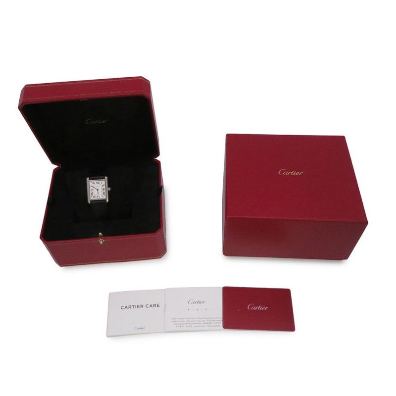 カルティエ タンク マスト LM WSTA0059 Cartier 腕時計 シルバー文字盤 ソーラービート