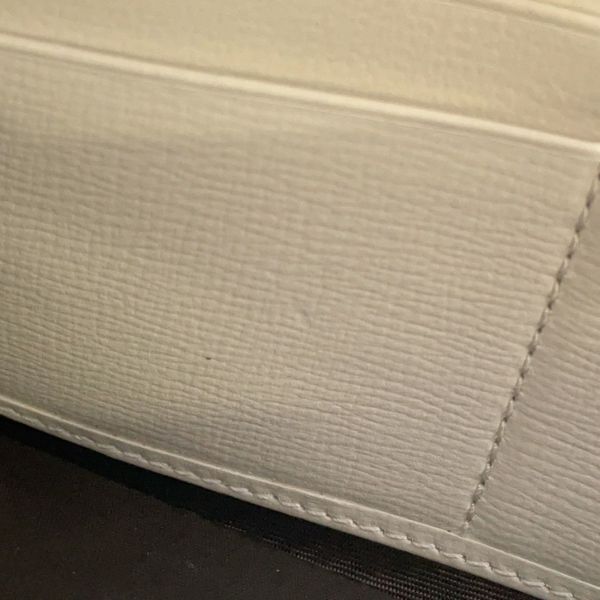 グッチ チェーンウォレット ホースビット 1955 PVC レザー ミラー付き 621888 GUCCI 長財布 白