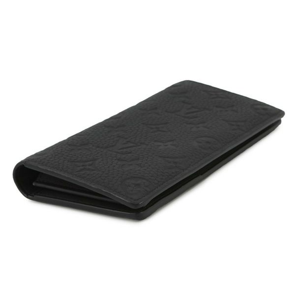 ルイヴィトン 長財布 モノグラム・トリヨン ポルトフォイユ・ブラザ M69038 LOUIS VUITTON 財布 黒 ブラック メンズ