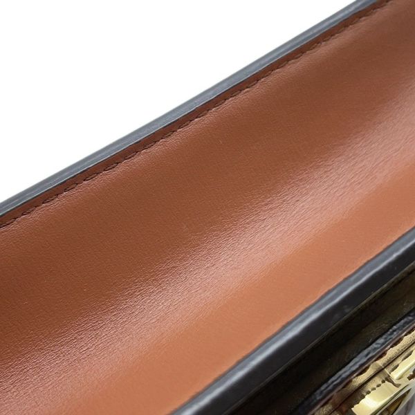 ルイヴィトン チェーンウォレット モノグラム・リバース ポルトフォイユ・ドーフィーヌ M68746 財布 黒 ブラック