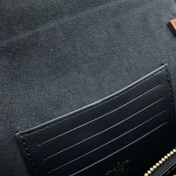 ルイヴィトン チェーンウォレット モノグラム・リバース ポルトフォイユ・ドーフィーヌ M68746 財布 黒 ブラック