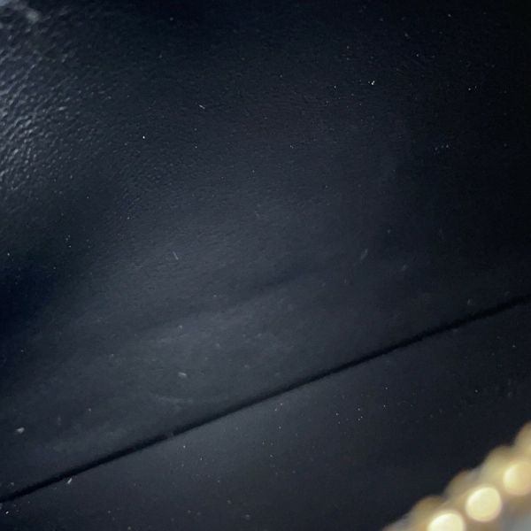 ルイヴィトン チェーンウォレット モノグラム・リバース ポルトフォイユ・ドーフィーヌ M68746 財布 黒 ブラック