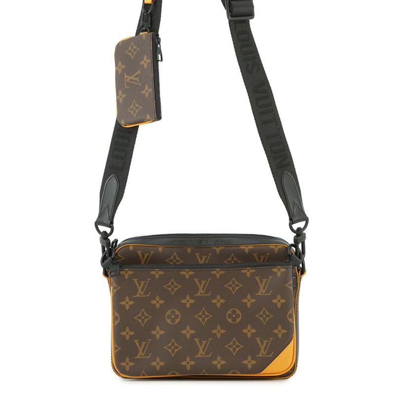 ルイヴィトン ショルダーバッグ モノグラム・マカサー トリオ・メッセンジャー M46694 LOUIS VUITTON ヴィトン バッグ