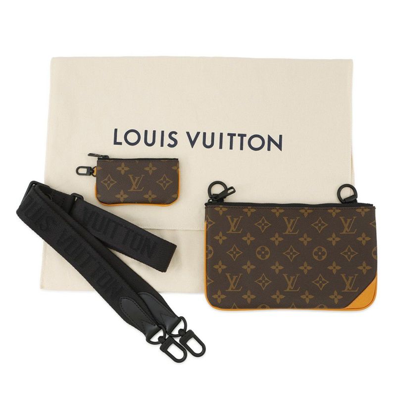 ルイヴィトン ショルダーバッグ モノグラム・マカサー トリオ・メッセンジャー M46694 LOUIS VUITTON ヴィトン バッグ