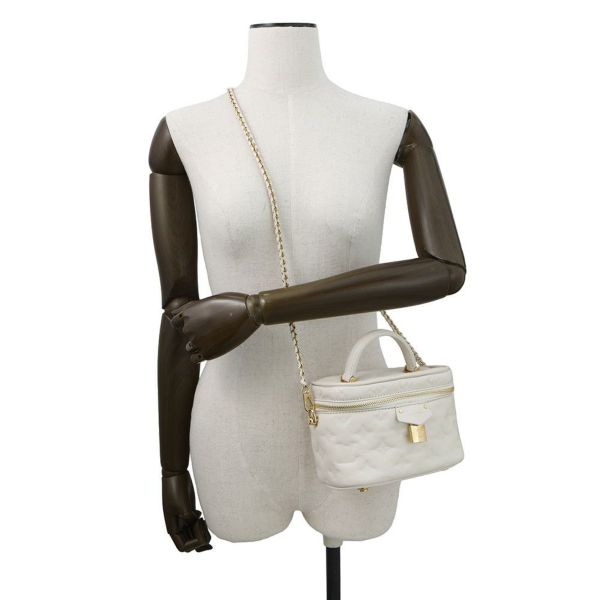 ルイヴィトン ハンドバッグ モノグラム/ラムレザー ヴァニティ クッサン PM M25219 ヴィトン バッグ 2way ショルダーバッグ