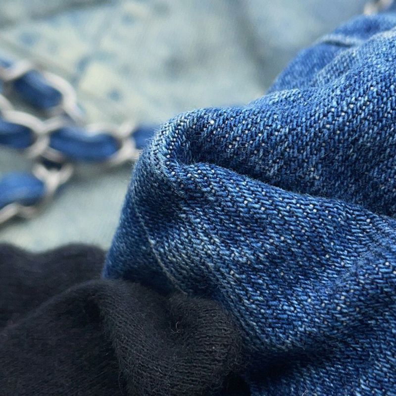 シャネル チェーンショルダーバッグ CHANEL 22 マトラッセ スモール デニム AS3261 ポーチ付き