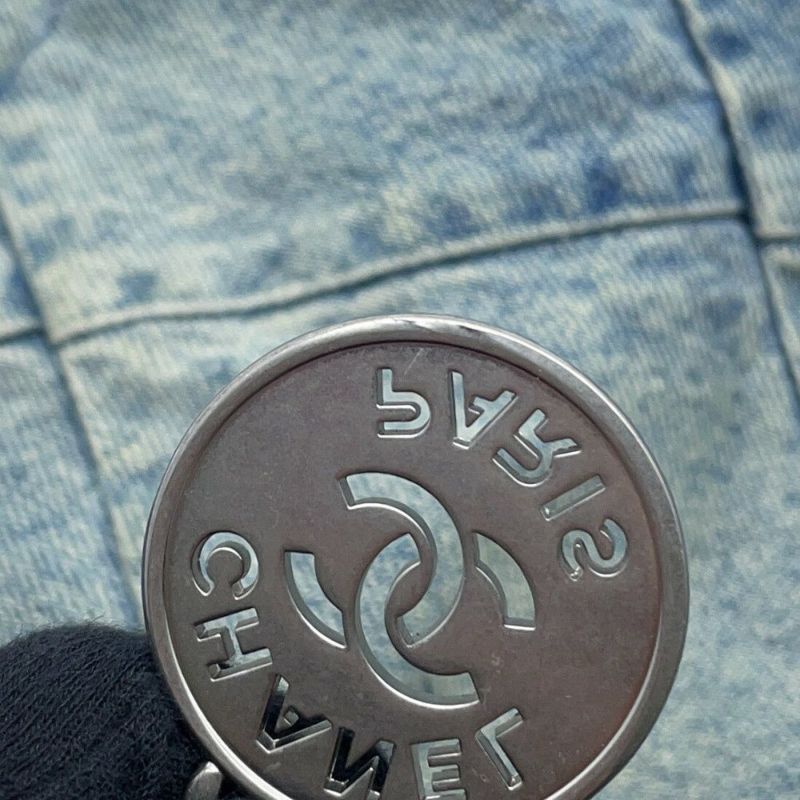 シャネル チェーンショルダーバッグ CHANEL 22 マトラッセ スモール デニム AS3261 ポーチ付き