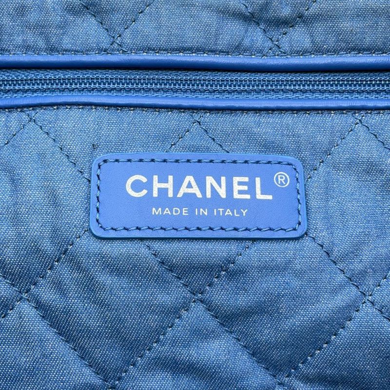 シャネル チェーンショルダーバッグ CHANEL 22 マトラッセ スモール デニム AS3261 ポーチ付き