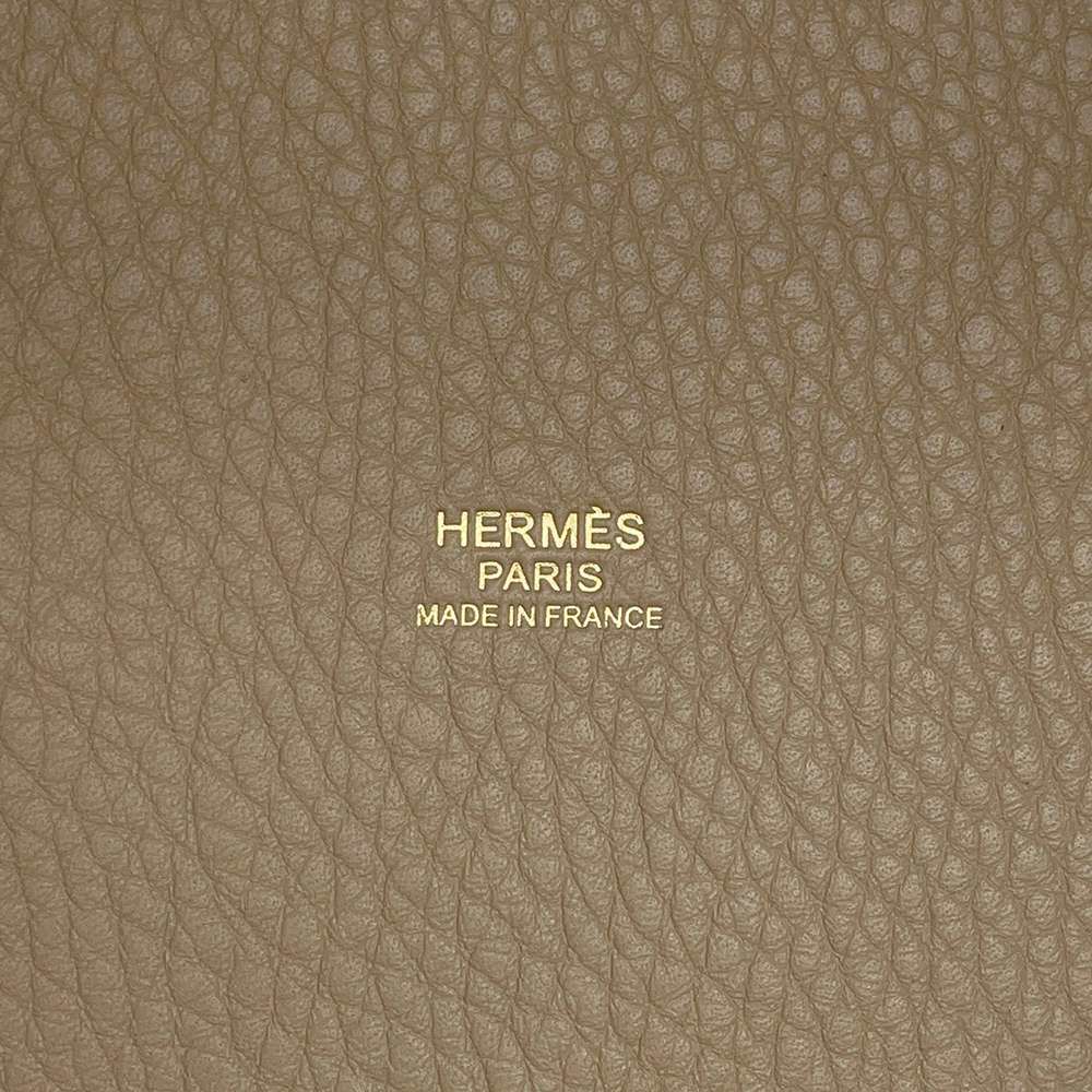 エルメス ハンドバッグ ピコタンロックPM ベージュマルファ/ゴールド金具 トリヨンクレマンス W刻印