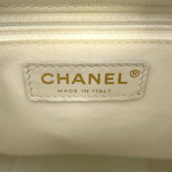 シャネル リュックサック マトラッセ ココマーク キャビアスキン AS3290 CHANEL バックパック 白