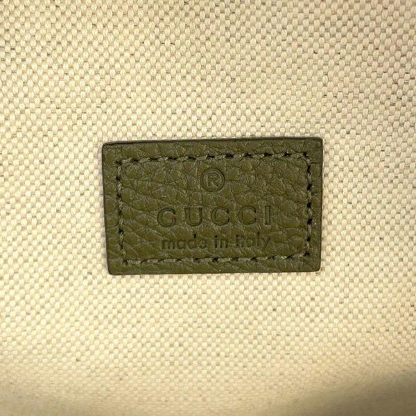 グッチ ボディバッグ ジャンボGG クロスボディバッグ レザー 766937 GUCCI バッグ カーキ