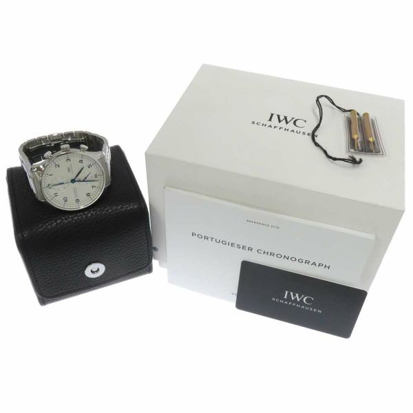 IWC ポルトギーゼ クロノグラフ IW371617 腕時計 ウォッチ シルバー文字盤