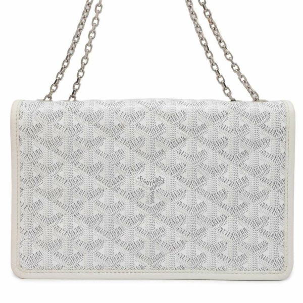 ゴヤール チェーンショルダーバッグ アレクサンドル トロワ  レザー GOYARD バッグ 白