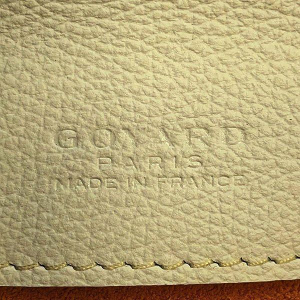 ゴヤール チェーンショルダーバッグ アレクサンドル トロワ  レザー GOYARD バッグ 白