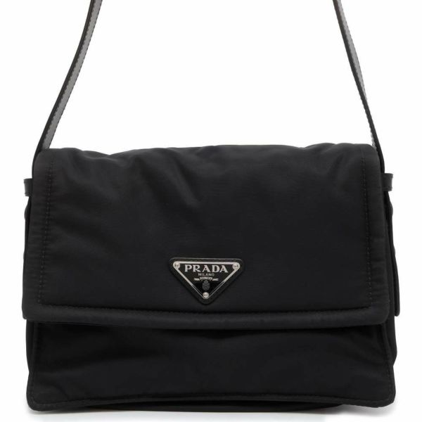 ☆プラダ ショルダーバッグ スモール パデッド Re-Nylon ナイロン 1BD313 PRADA バッグ 黒 安心保証 |  中古・新品ブランド販売ギャラリーレア公式通販