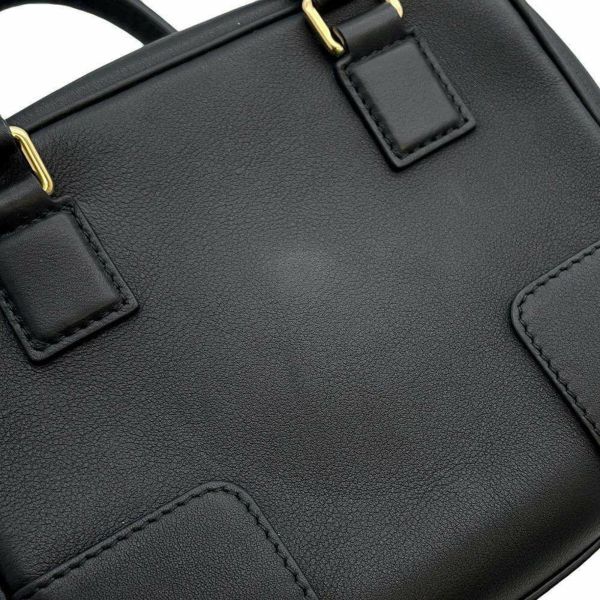 ロエベ ハンドバッグ アマソナ16 スクエア レザー A039N21X01 LOEWE 2wayショルダー 黒