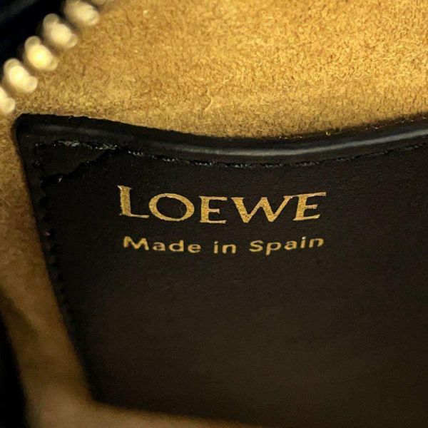 ロエベ ハンドバッグ アマソナ16 スクエア レザー A039N21X01 LOEWE 2wayショルダー 黒