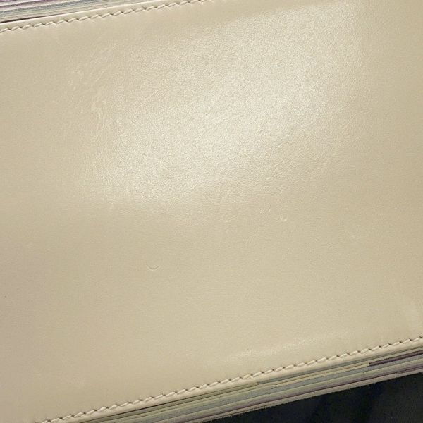 エルメス ハンドバッグ ケリー35 外縫い ベージュ/マルチカラー/シルバー金具 ヴィブラート □E刻印 2wayショルダー