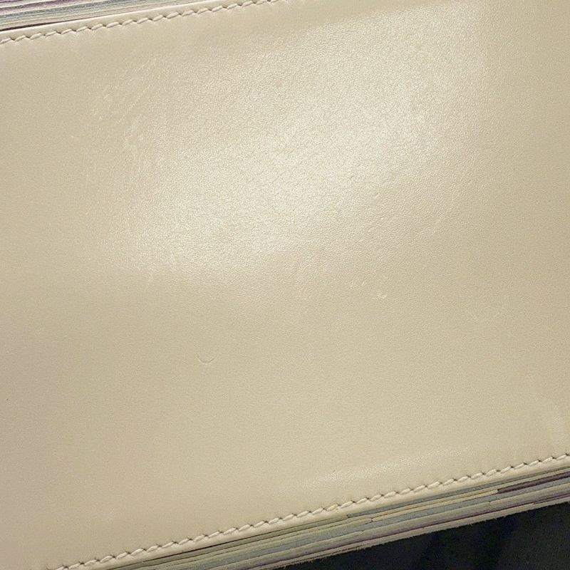 エルメス ハンドバッグ ケリー35 外縫い ベージュ/マルチカラー/シルバー金具 ヴィブラート □E刻印 2wayショルダー