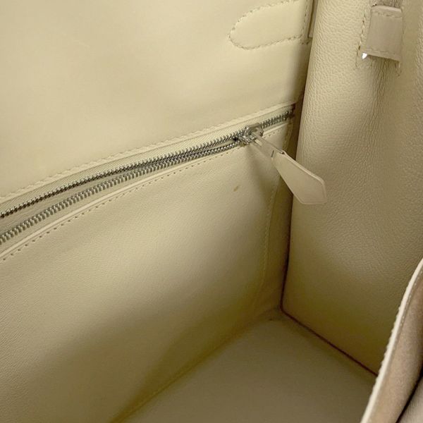 エルメス ハンドバッグ ケリー35 外縫い ベージュ/マルチカラー/シルバー金具 ヴィブラート □E刻印 2wayショルダー