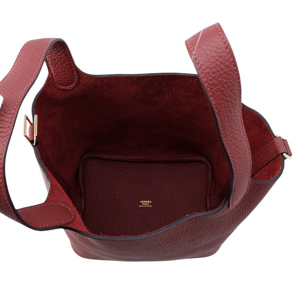 エルメス ハンドバッグ ピコタンロックPM ルージュアッシュ/ゴールド金具 トリヨンクレマンス W刻印