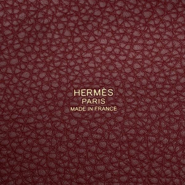 エルメス ハンドバッグ ピコタンロックPM ルージュアッシュ/ゴールド金具 トリヨンクレマンス W刻印