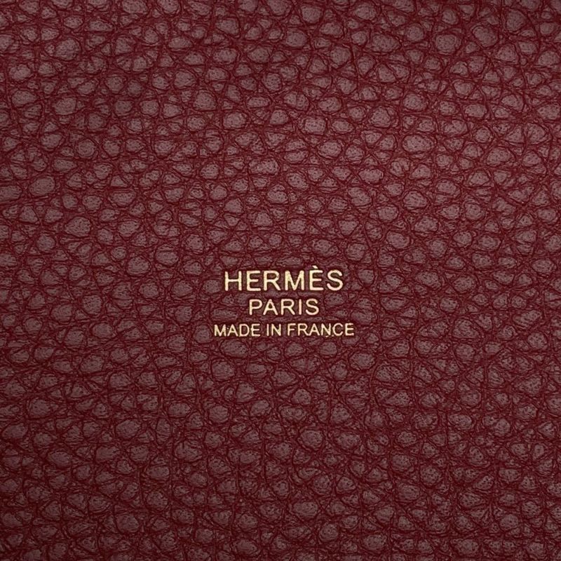 エルメス ハンドバッグ ピコタンロックPM ルージュアッシュ/ゴールド金具 トリヨンクレマンス W刻印