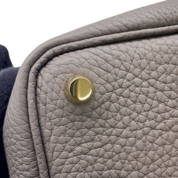 エルメス ハンドバッグ ピコタンロックPM エタン/ゴールド金具 トリヨンクレマンス D刻印