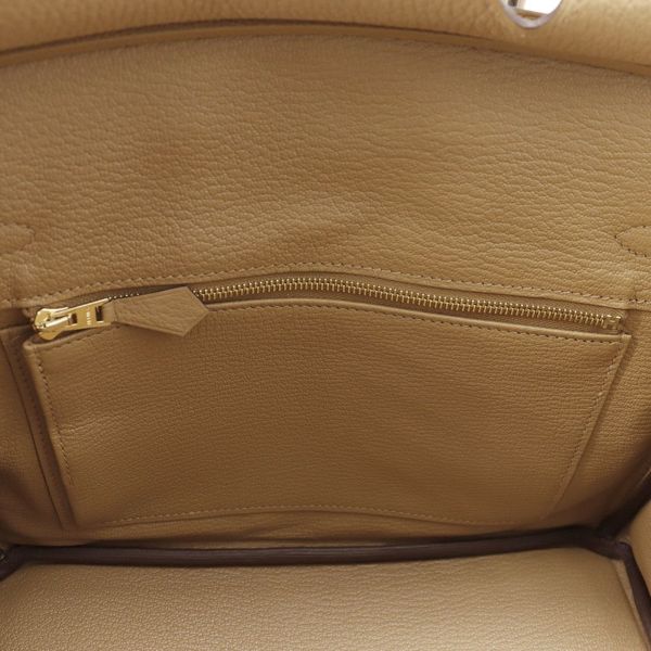 エルメス バーキン25 ビスキュイ/ゴールド金具 トゴ W刻印 HERMES Birkin ハンドバッグ