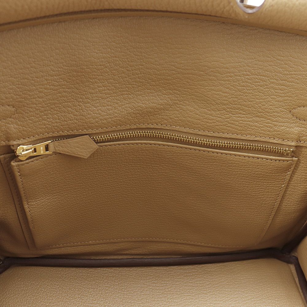 エルメス バーキン25 ビスキュイ/ゴールド金具 トゴ W刻印 HERMES Birkin ハンドバッグ