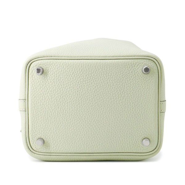 エルメス ハンドバッグ ピコタンロックPM グリネヴェ/シルバー金具 トリヨンクレマンス B刻印